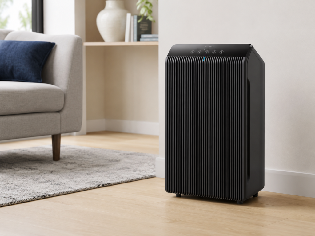 Winix 5510 air purifier in a living room