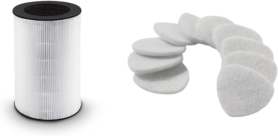 Homedics TotalClean 3-in-1 HEPA-Type Air Purifier Filter Replacement, Works with Homedics AP-T40, AP-T40WT, AP-T45-BK and AP-T45-WT Air Purifiers, Captures Microscopic Airborne Particles