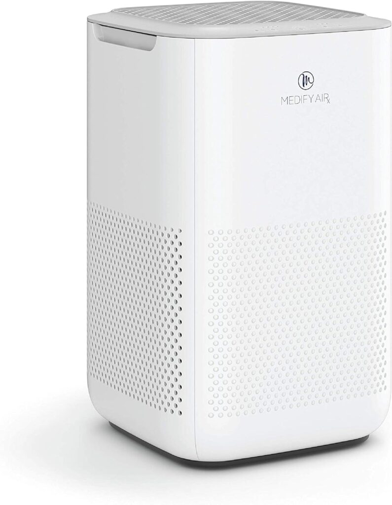 Medify Air MA-15 Air Purifier with H13 True HEPA Filter | 330 sq ft Coverage | for Allergens, Wildfire Smoke, Dust, Odors, Pollen, Pet Dander | Quiet 99.9% Removal to 0.1 Microns | White, 1-Pack