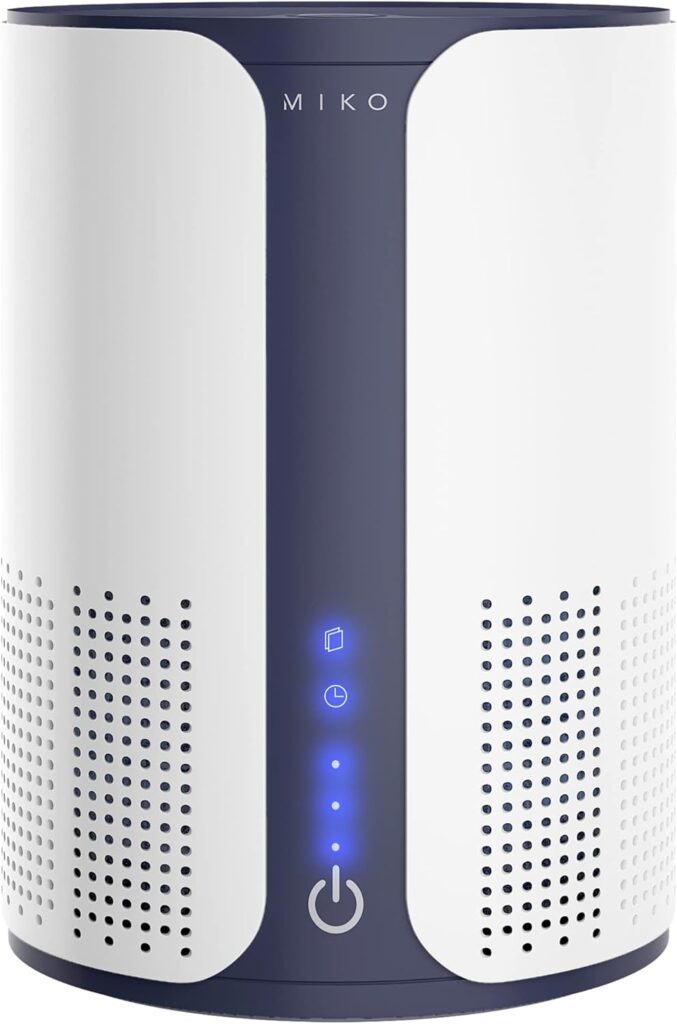 MIKO Air Purifier For Home HEPA Air Purifier Covers Up To 925 sqft In Large Room, 3 Fan Speeds, Built-in Timer, 150 CADR, Sleep Mode- True H13 HEPA Removes 99.97% Smoke, Pollen, Pets, Allergies,