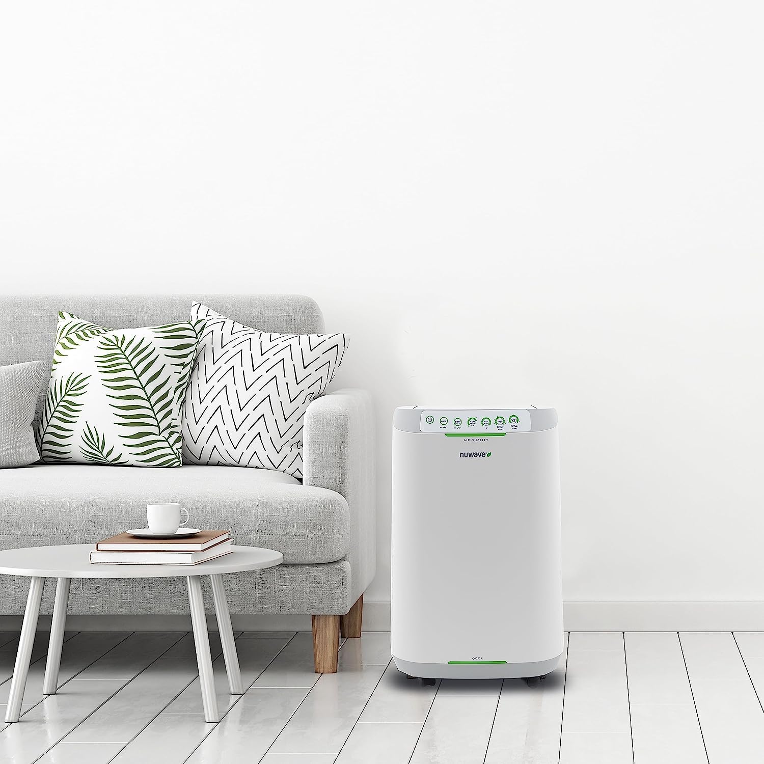 NUWAVE OxyPure ZERO E500 – Purificatore D’Aria Smart Con Filtri Lavabili, Fino A 85mq