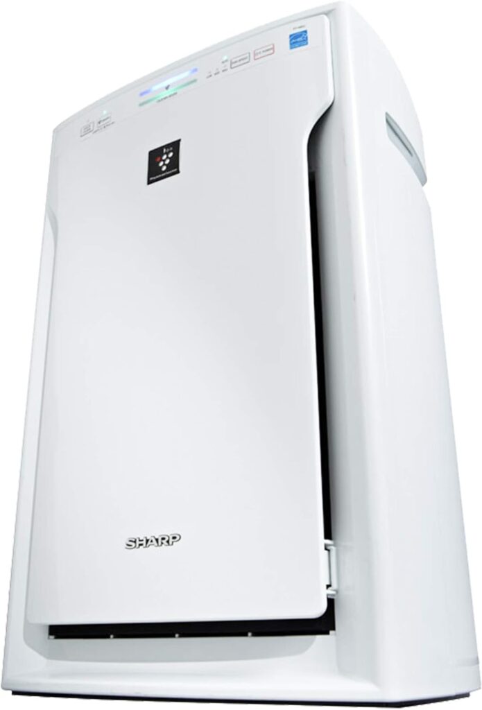 SHARP Air Purifier And Humidifier With Plasmacluster Ion Technology For Medium-Sized Rooms. Odor And True HEPA Filters For Dust, Smoke, Pollen, And Pet Dander May Last Up-To 5 years Each. KC850U.